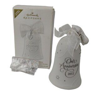 Hallmark Keepsake Ornament Anniversary Celebration Dated 2012 Milestone Charms